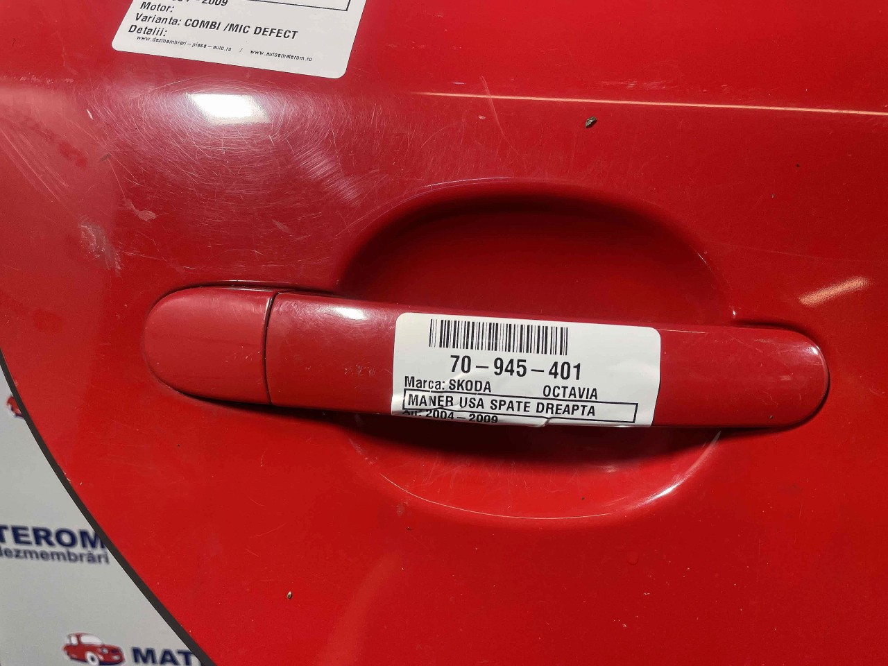 MANER USA SPATE DREAPTA SKODA OCTAVIA - 