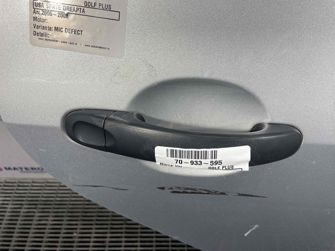 MANER USA SPATE DREAPTA VW GOLF V PLUS GOLF V PLUS - - (2005 2008)