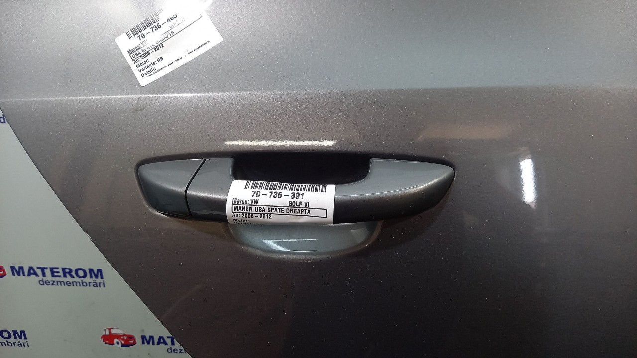 MANER USA SPATE DREAPTA VW GOLF VI GOLF VI - - (2008 2012)