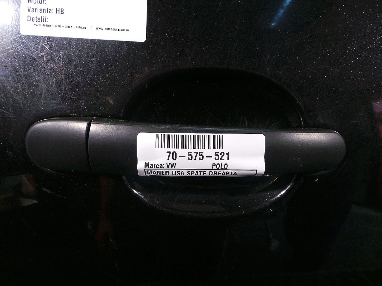 MANER USA SPATE DREAPTA VW POLO - - (200