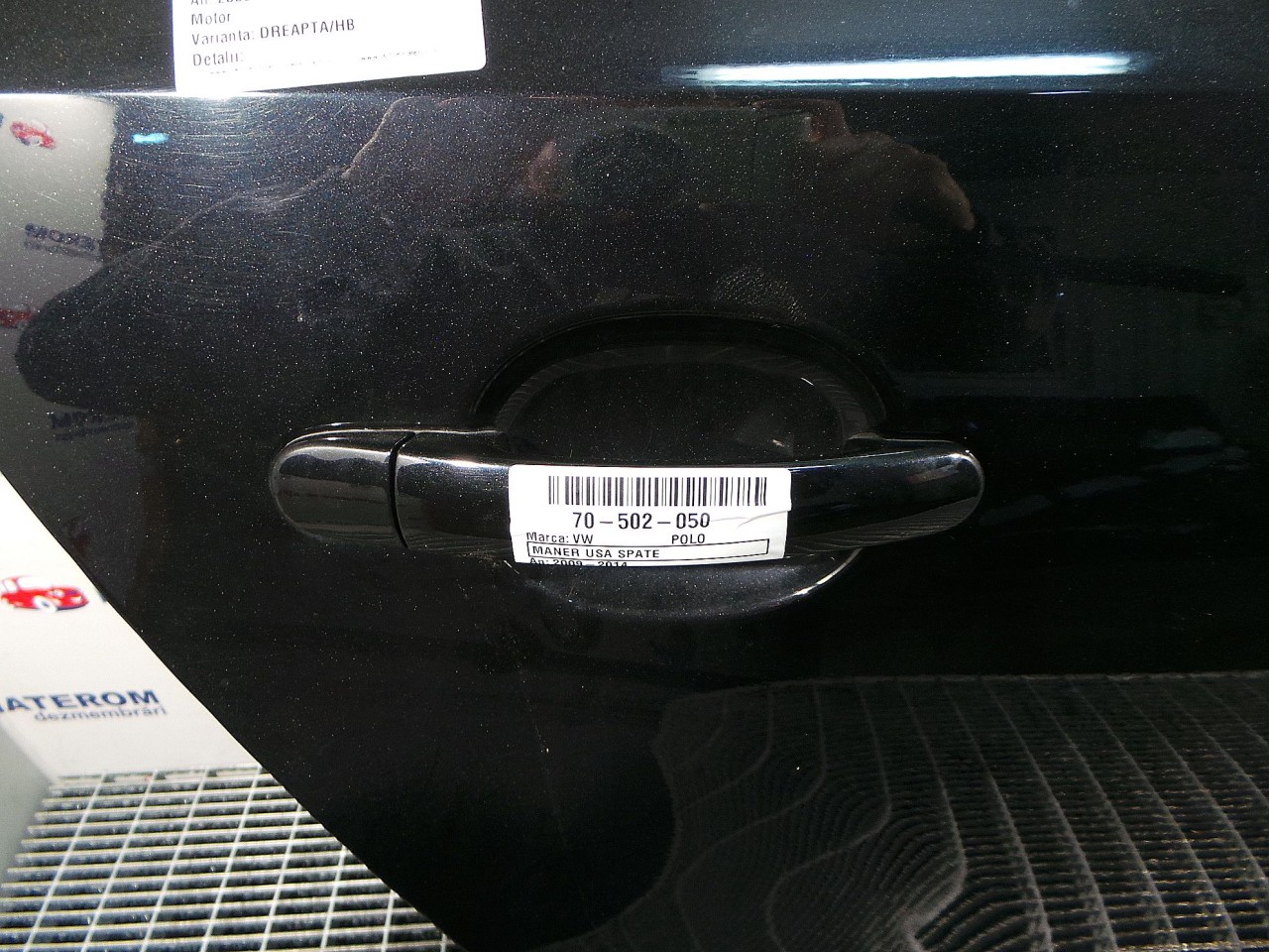 MANER USA SPATE DREAPTA VW POLO POLO - - (2009 2014)