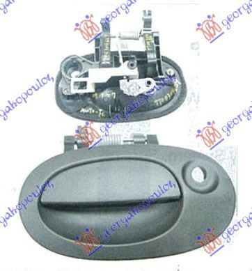 Maner Usa Spate - Renault Kangoo 1998 , 7700304669