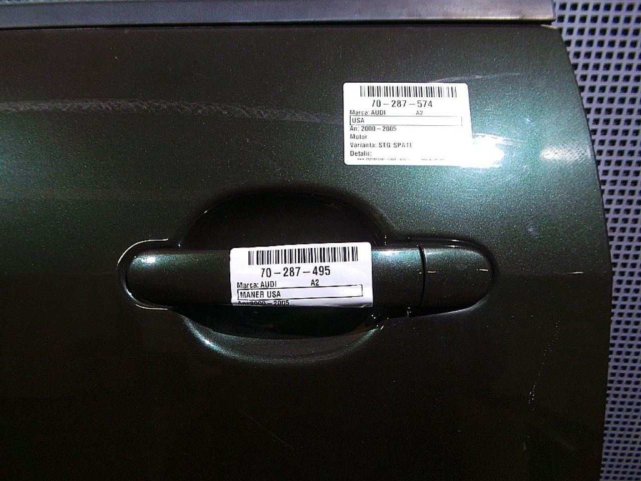 MANER USA SPATE STANGA AUDI A2 A2 - - (2000 2005)