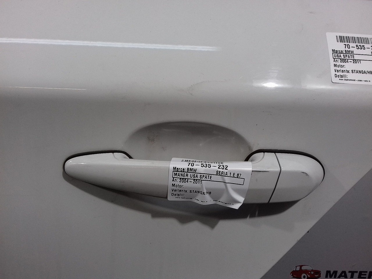 MANER USA SPATE STANGA BMW SERIA 1 E 87 SERIA 1 E 87 - - (2004 2011)