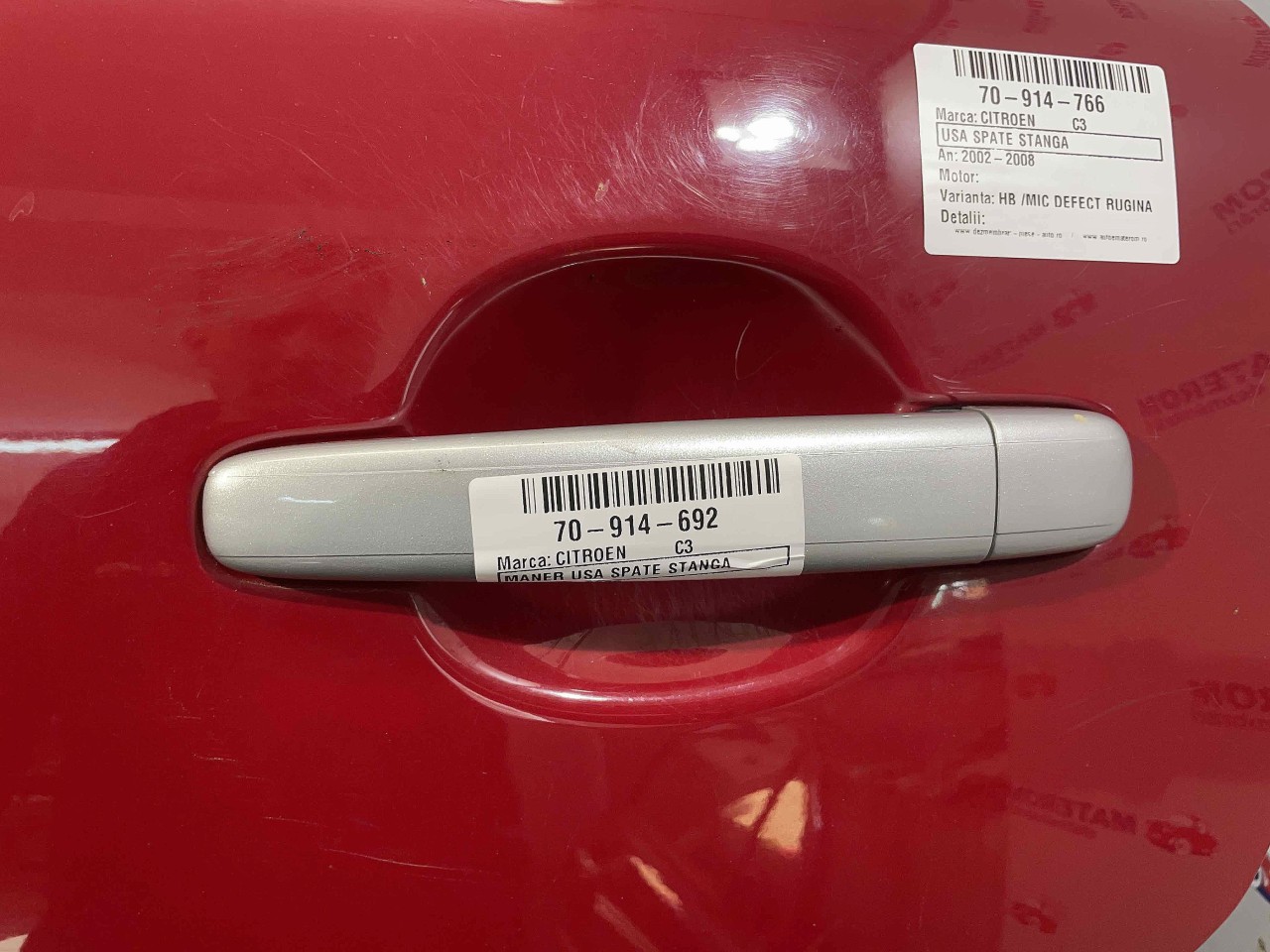 MANER USA SPATE STANGA CITROEN C3 C3 - - (2002 2008)