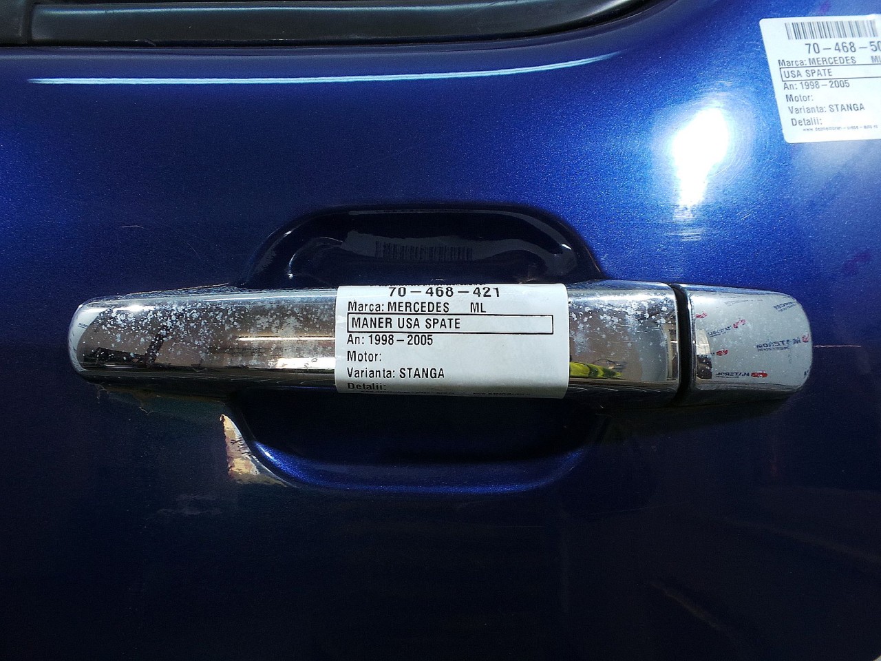 MANER USA SPATE STANGA MERCEDES ML - - (1998 2005)