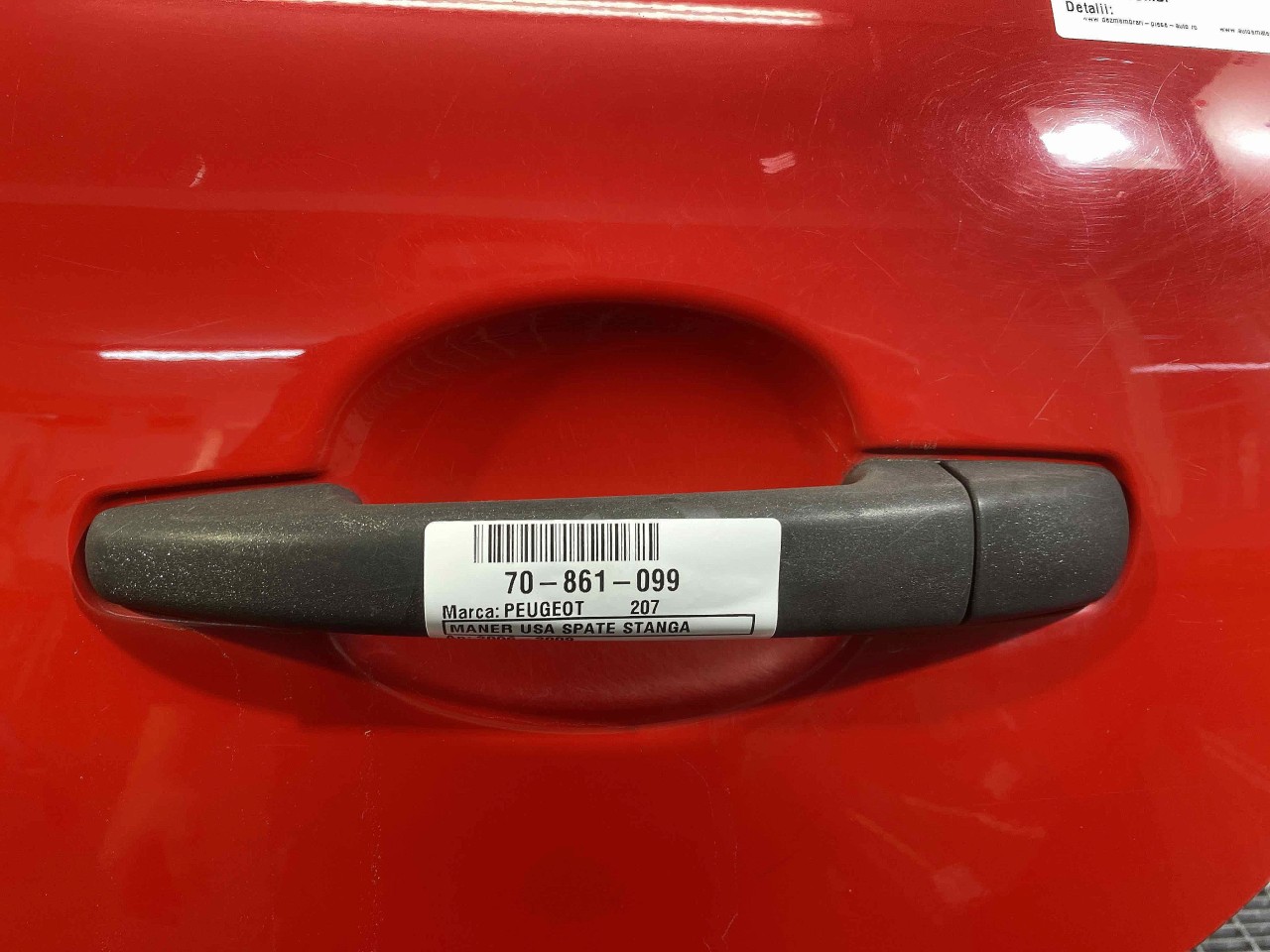 MANER USA SPATE STANGA PEUGEOT 207 207 - - (2006 2009)
