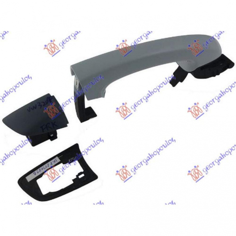 Maner Usa Spate - Vw Touareg 2010 , 7p6837205bgru