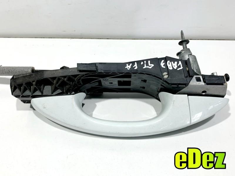 Maner usa stanga fata culoare alba - lf9f Skoda Fabia 3 (2014-2018)