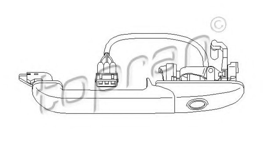 Maner usa VW PASSAT (3A2, 35I) (1988 - 1997) TOPRAN 108 849 piesa NOUA