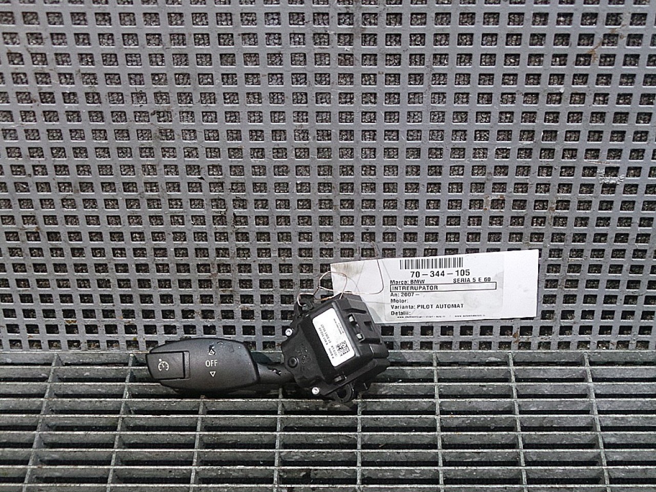 MANETA PILOT AUTOMAT BMW SERIA 5 E 60 SERIA 5 E 60 - - (2007 2010)