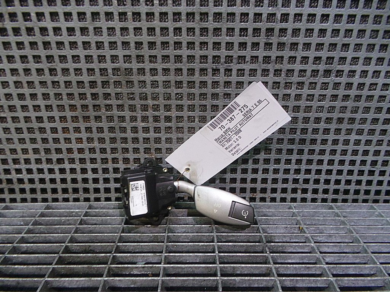 MANETA PILOT AUTOMAT BMW SERIA 7 E 65 SERIA 7 E 65 3.0 D - (2001 2008)