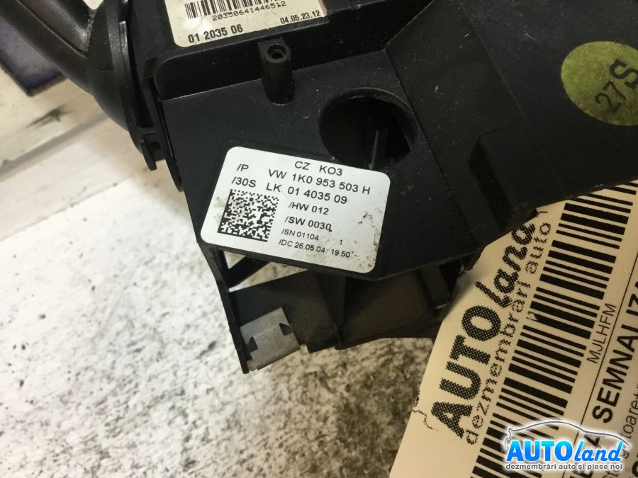 Maneta Semnalizare 1k0953513a Maneta Stergator Panglica 1k0959653 Volkswagen GOLF V 1K1 2003