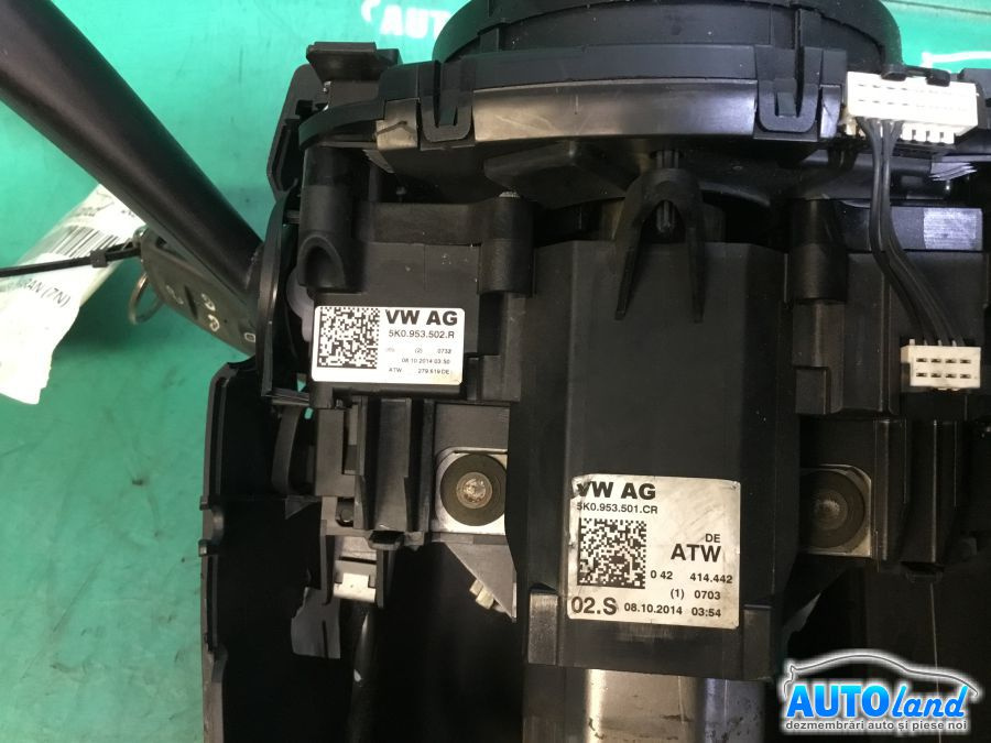 Maneta Semnalizare 5k0953502cr Maneta Stergator Volkswagen SHARAN 7N 2010