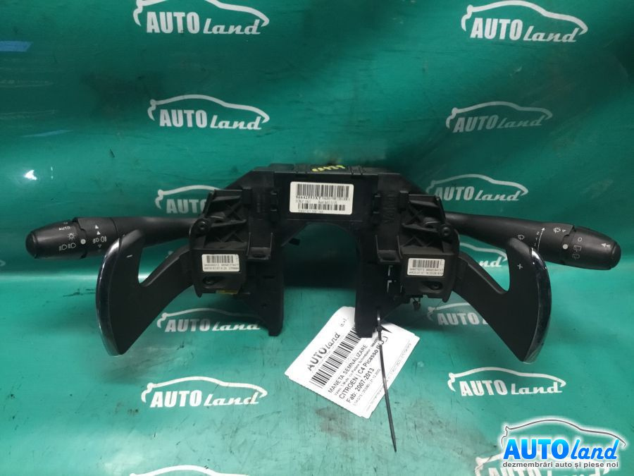 Maneta Semnalizare 96642553xt Valeo, 3 Mufe, cu Padele Schimbator Citroen C4 Picasso UD 2007-2013
