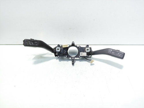 Maneta semnalizare cu tempomat si maneta stergator, cod 1K5953521AK, 1K5953502K, Skoda Superb II (3T...