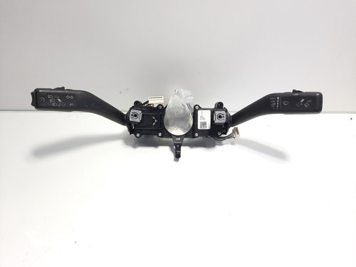 Maneta semnalizare cu tempomat si maneta stergator, cod 1K5953521AK, 1K5953502K, Skoda Superb II (3T...