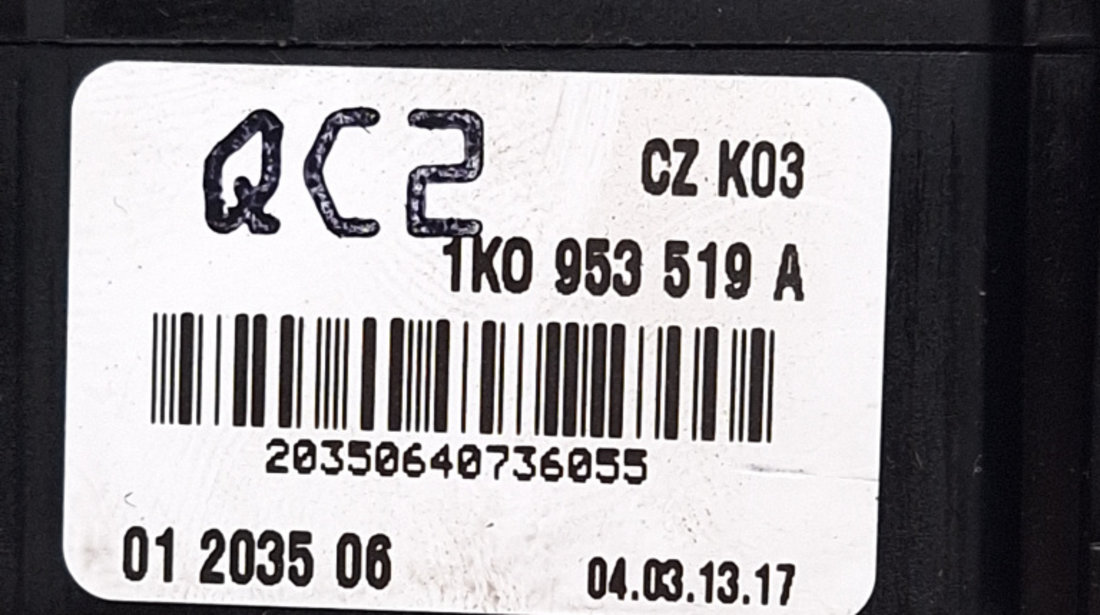 Maneta Stergator Audi A3 (8P) 2003 - 2013 1K0953519A, 1K0 953 519 A, 20350640736055, 01203506, 65438004