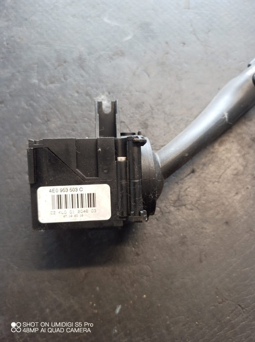 Maneta stergator , Audi A4 (8EC, B7) , COD - 4E0953503C