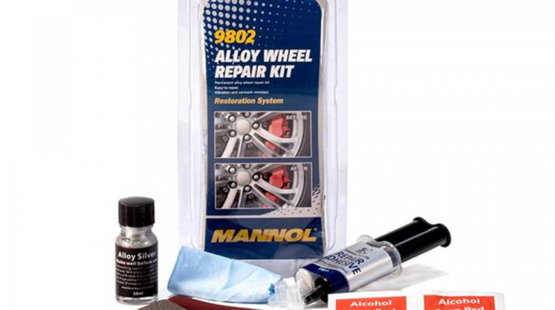 Mannol Kit Reparatie Jante Aliaj 9802