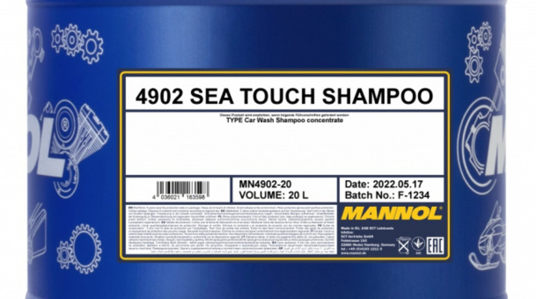 Mannol Sampon Auto Aroma Ocean 20L MN4902-20