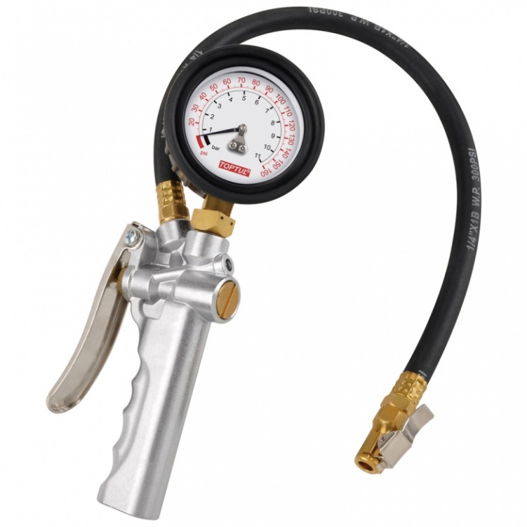 Manometru Presiune Roti Toptul 3 Functii 0-160 Psi JEAL160A