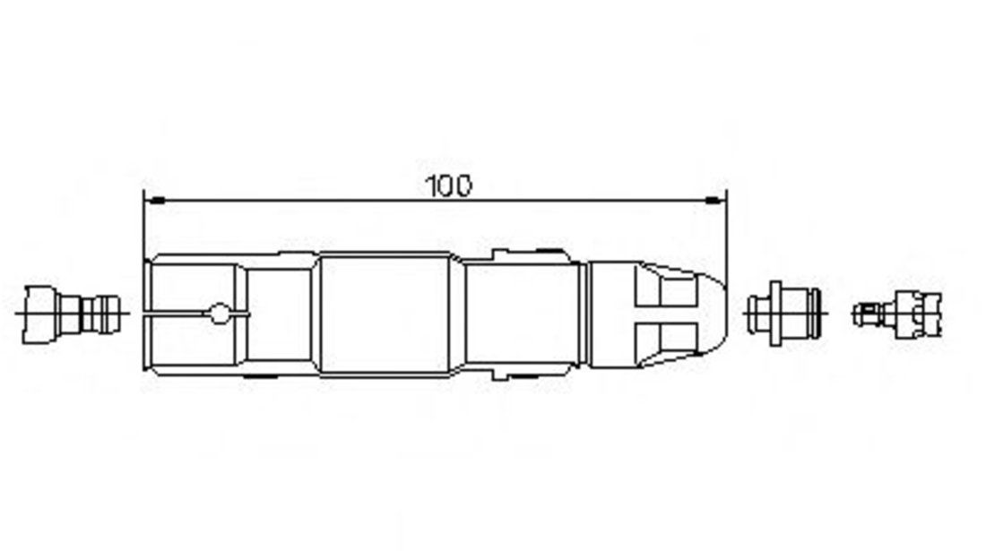 Manson cauciuc,bujie VW GOLF IV Variant (1J5) (1999 - 2006) BREMI 13297A5 piesa NOUA