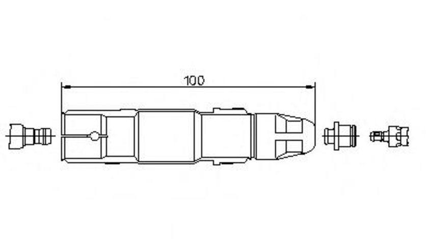 Manson cauciuc,bujie VW NEW BEETLE (9C1, 1C1) (1998 - 2010) BREMI 13297A5 piesa NOUA