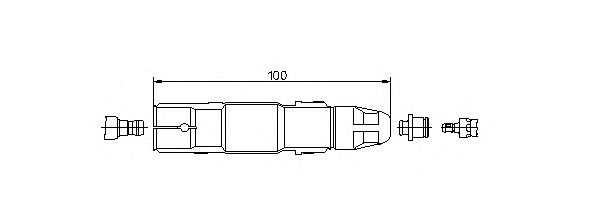 Manson cauciuc,bujie VW PASSAT (3A2, 35I) (1988 - 1997) BREMI 13297A5 piesa NOUA