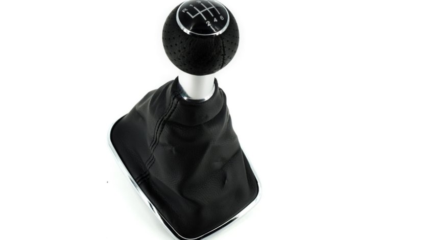Manson schimbator si maneta VW Golf 4 Bora cu 6 viteze Negru cu Crom