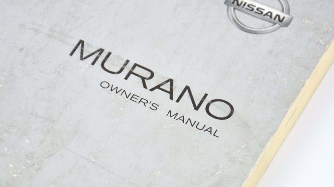 Manual Utilizare Nissan MURANO 1 (Z50) 2003 - 2007 OM5E-0Z50G0, OM5E0Z50G0