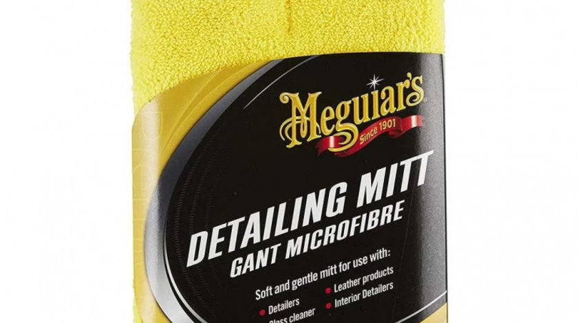 Manusa Microfibre Meguiar's Detailing Mitt Gant Microfibre X1804EUMG