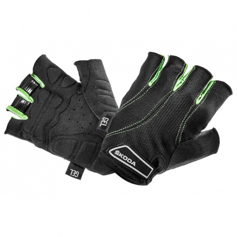 Manusi Ciclism Oe Skoda Negru / Verde Marime XL 000084616L FBD