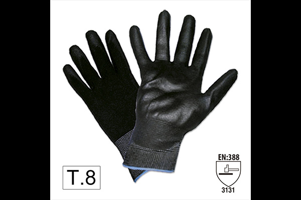 MANUSI DE LUCRU CU PALMA INTARITA DE POLIURETAN T.8 JBM 51640N JBM