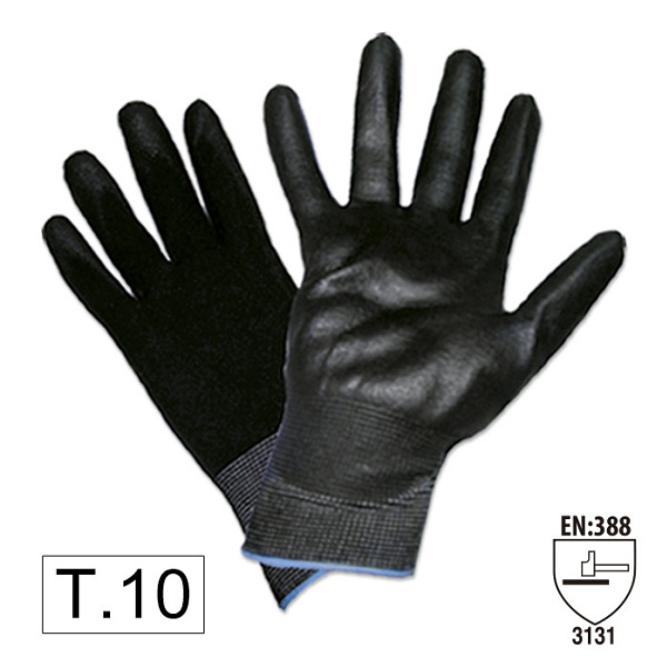 MANUSI DE LUCRU CU PALMA INTARITA DE POLIURETAN T.10 JBM 51636N JBM