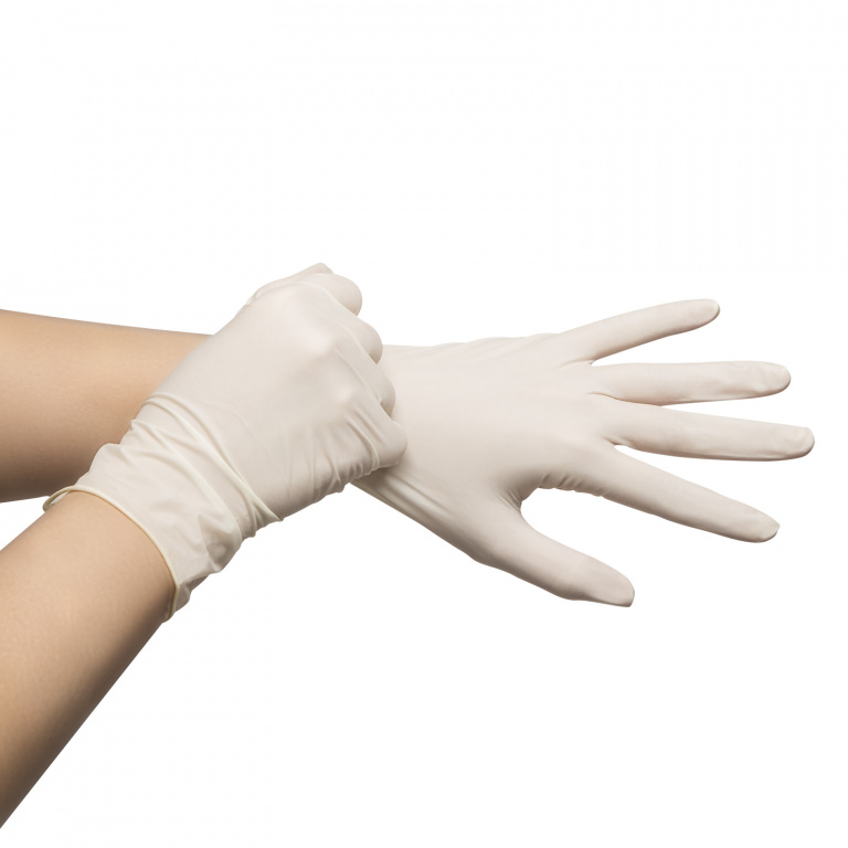 Manusi Latex, 10 buc./pachet M 11120M
