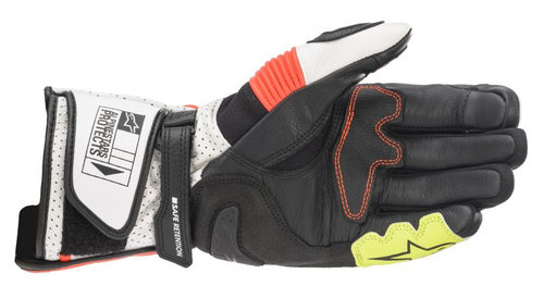 Manusi Moto Barbati Alpinestar SP-2 V3 Negru / Alb / Rosu Marimea S 35582212310S