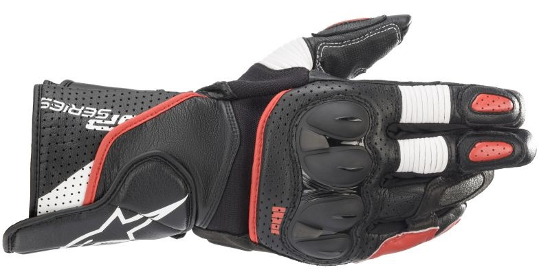Manusi Moto Barbati Alpinestar SP-2 V3 Negru / Rosu / Alb Marimea M 35582211304M