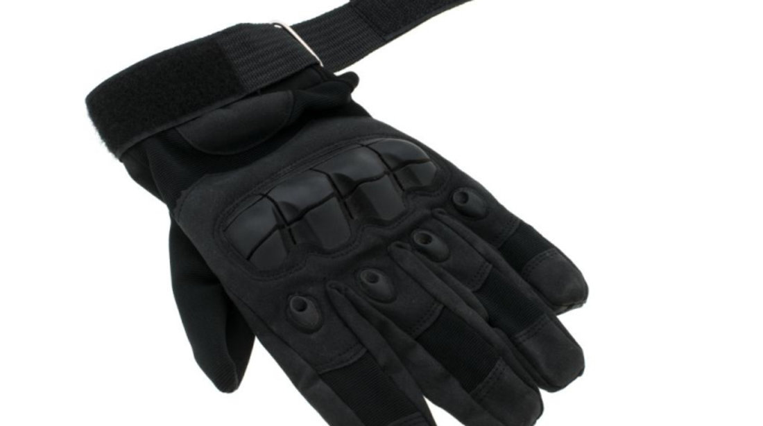 Manusi Tactice cu elemente de protectie, marime L, cu destinatie Moto, ATV, SSV, QUAD, culoare Neagra AVX-KX5287