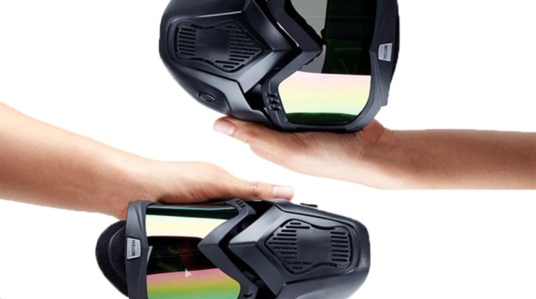 Masca de Protectie cu Ochelari Detasabili, cu destinatie Moto, ATV, SSV, QUAD AVX-T270220-7