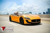 Maserati GranCabrio MC in auriu cromat