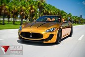 Maserati GranCabrio MC in auriu cromat