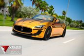 Maserati GranCabrio MC in auriu cromat