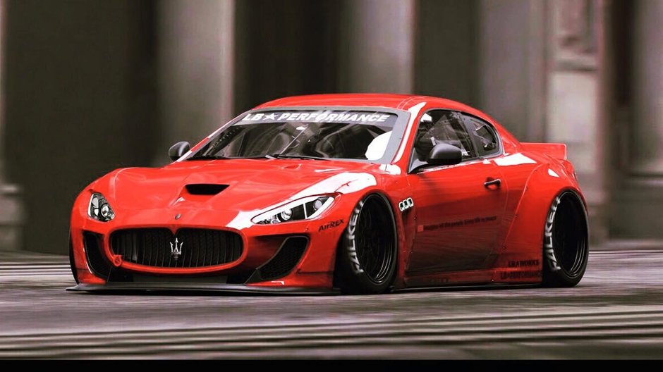 Maserati GranTurismo de la Liberty Walk