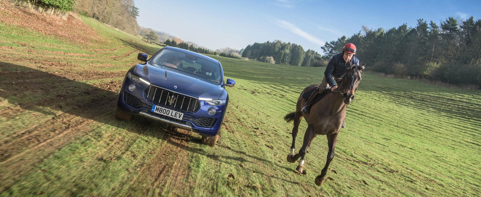 Maserati le inchide gura carcotasilor. Levante se descurca bine in off-road impotriva unui...cal?! Maserati le inchide gura carcotasilor. Levante se descurca bine in off-road impotriva unui...cal?!
