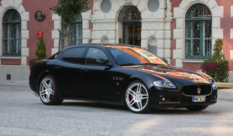 Maserati Quattroporte tunat de Novitec - Un bad boy la costum