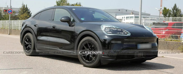 Masina care face BMW X6 sa tremure de frica. Noul Porsche Cayenne Coupe, surprins complet necamuflat in teste