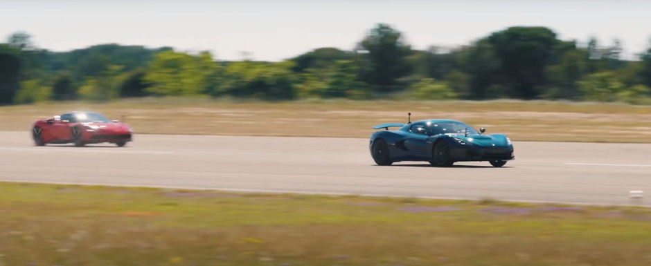 Masina care face suta in mai putin de doua secunde bate un Ferrari de 1000 de cai de parca ar avea motor diesel. Video Masina care face suta in mai putin de doua secunde bate un Ferrari de 1000 de cai de parca ar avea motor diesel. Video