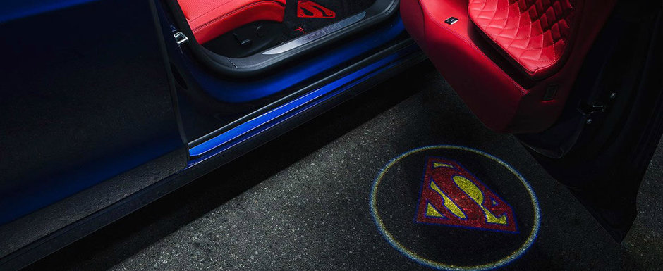 Masina condusa de cel mai mare fan al lui Superman. POZE REALE Masina condusa de cel mai mare fan al lui Superman. POZE REALE