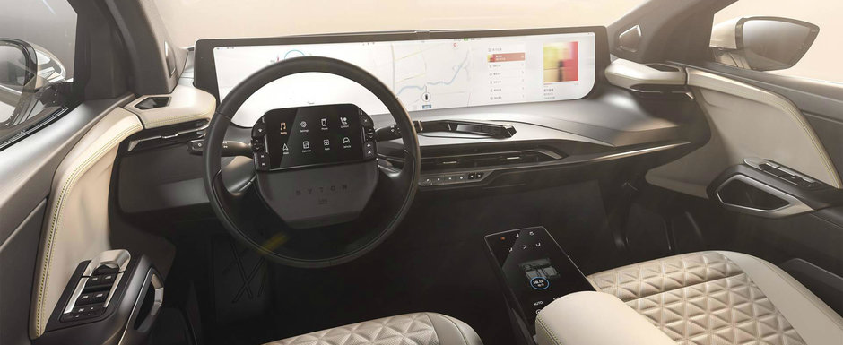 Masina cu cel mai mare display din industrie. Imagini spectaculoase de la interior Masina cu cel mai mare display din industrie. Imagini spectaculoase de la interior